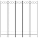 5-panel Room Divider White 200x200 Cm Fabric Tpbopa