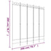 5-panel Room Divider White 200x200 Cm Fabric Tpbopa