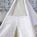 5 Poles Giant Kids Teepee Tent (natural Canvas)