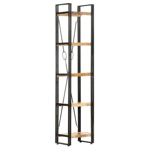 5-tier Bookcase Solid Mango Wood Txblol