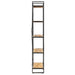 5-tier Bookcase Solid Mango Wood Xnlpnb