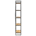 5-tier Bookcase Solid Mango Wood Xnlpno