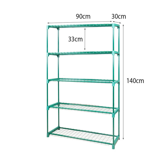 Goslash Picks 2x 5 Tier Plant Shelve Garden Greenhouse