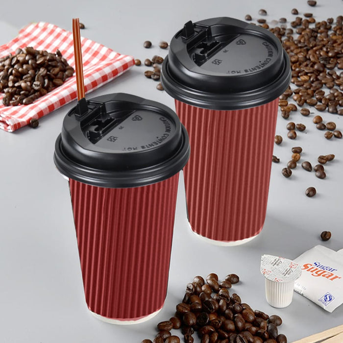 Goslash Picks 50 Pcs 16oz Disposable Takeaway Coffee Paper