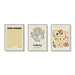 50cmx70cm Matisse Keith Haring Yayoi Kusama 3 Sets Black