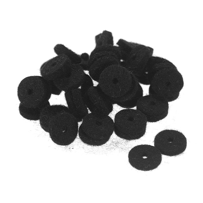 50pcs Guitar Strap Felt Button Washers Locks Blocks