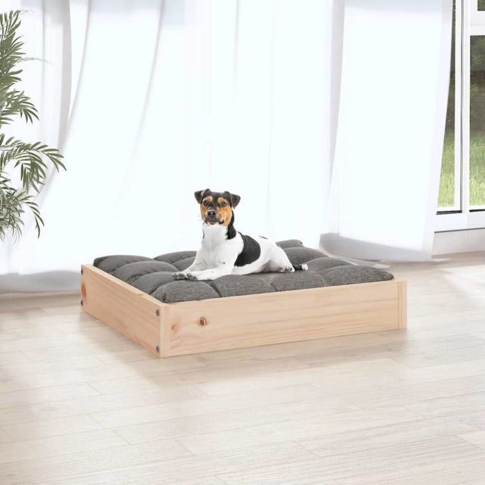 Dog Bed 51.5x44x9 Cm Solid Wood Pine Nxbnal