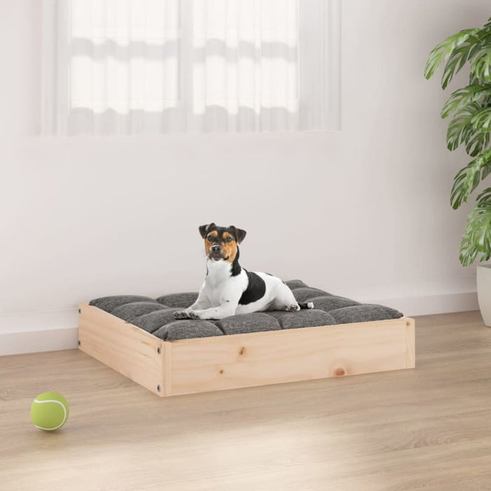 Dog Bed 51.5x44x9 Cm Solid Wood Pine Nxbnal