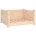 Dog Bed 55.5x45.5x28 Cm Solid Pine Wood Nxoaax