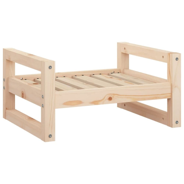 Dog Bed 55.5x45.5x28 Cm Solid Pine Wood Nxoali