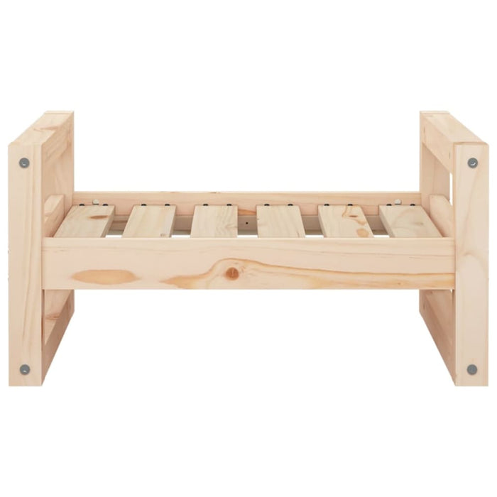 Dog Bed 55.5x45.5x28 Cm Solid Pine Wood Nxoali