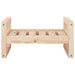 Dog Bed 55.5x45.5x28 Cm Solid Pine Wood Nxoali