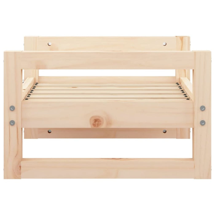 Dog Bed 55.5x45.5x28 Cm Solid Pine Wood Nxoali