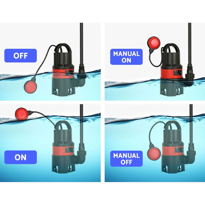 550w Water Pump Dirty Submersible Sump Swim Pool Flooding