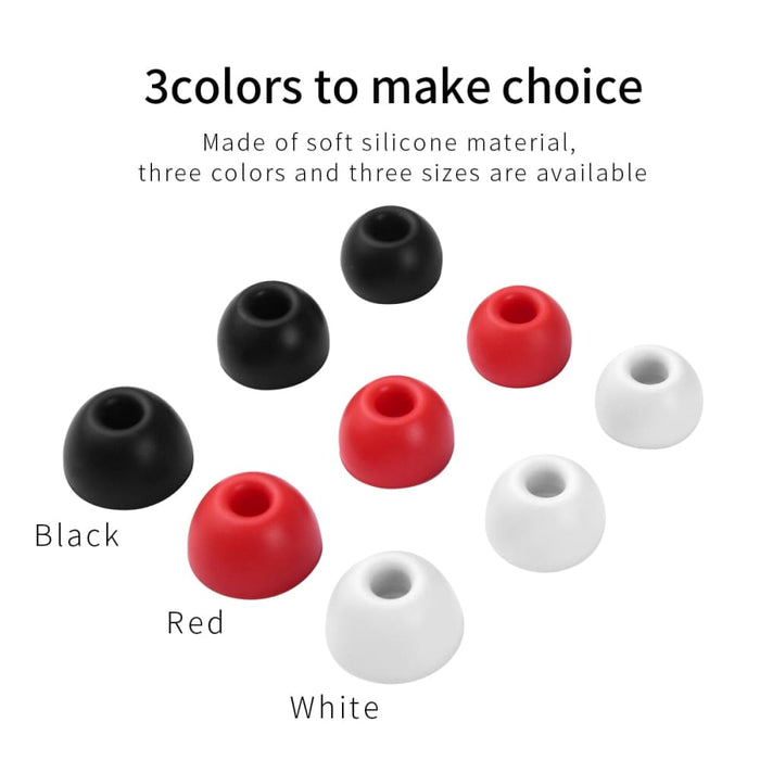 6 Pcs Anti-slip Silicone Ear Tips For Beats Studio Earphone