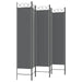 6-panel Room Divider Anthracite 240x200 Cm Fabric Tpbolb