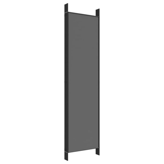 6-panel Room Divider Anthracite 300x200 Cm Fabric Tpbokx