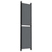 6-panel Room Divider Anthracite 300x200 Cm Fabric Tpbxab