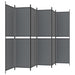 6-panel Room Divider Anthracite 300x200 Cm Fabric Tpbxab