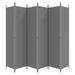 6-panel Room Divider Anthracite 300x220 Cm Fabric Tpbxbn