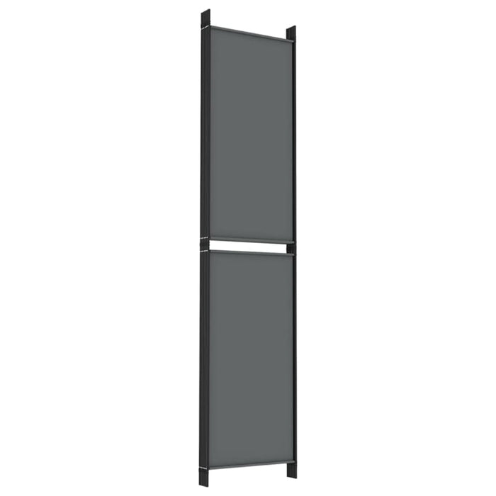 6-panel Room Divider Anthracite 300x220 Cm Fabric Tpbxpl