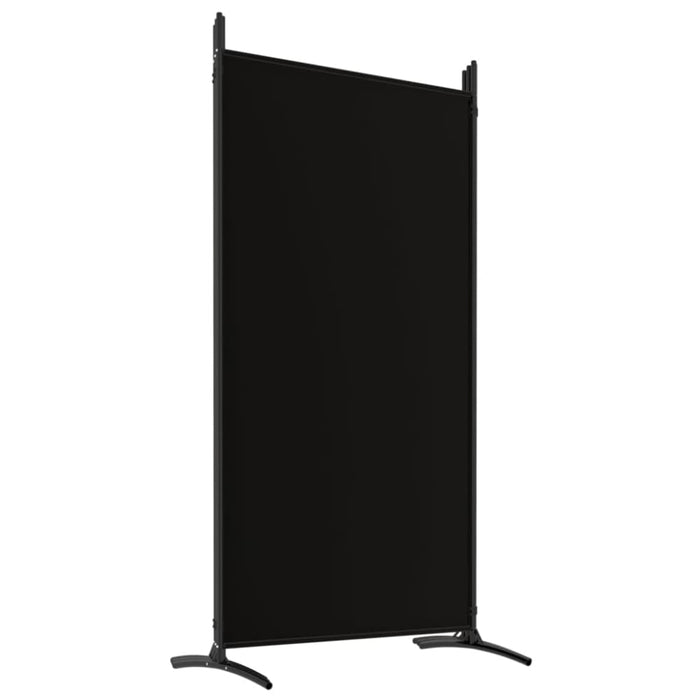 6-panel Room Divider Black 520x180 Cm Fabric Tpbxit