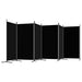 6-panel Room Divider Black 520x180 Cm Fabric Tpbxit