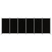 6-panel Room Divider Black 520x180 Cm Fabric Tpbxit