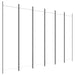 6-panel Room Divider White 300x200 Cm Fabric Tpbokb