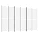 6-panel Room Divider White 300x200 Cm Fabric Tpbxtn