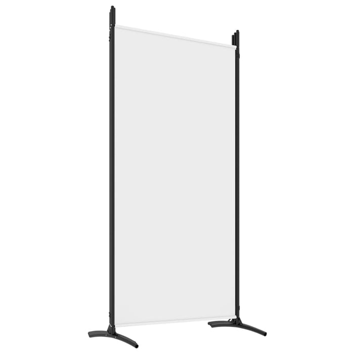 6-panel Room Divider White 520x180 Cm Fabric Tpbxib