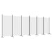 6-panel Room Divider White 520x180 Cm Fabric Tpbxib