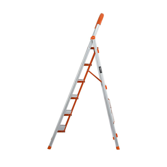 6 Step Ladder Multi-purpose Folding Aluminium Light Weight