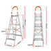 6 Step Ladder Multi-purpose Folding Aluminium Light Weight