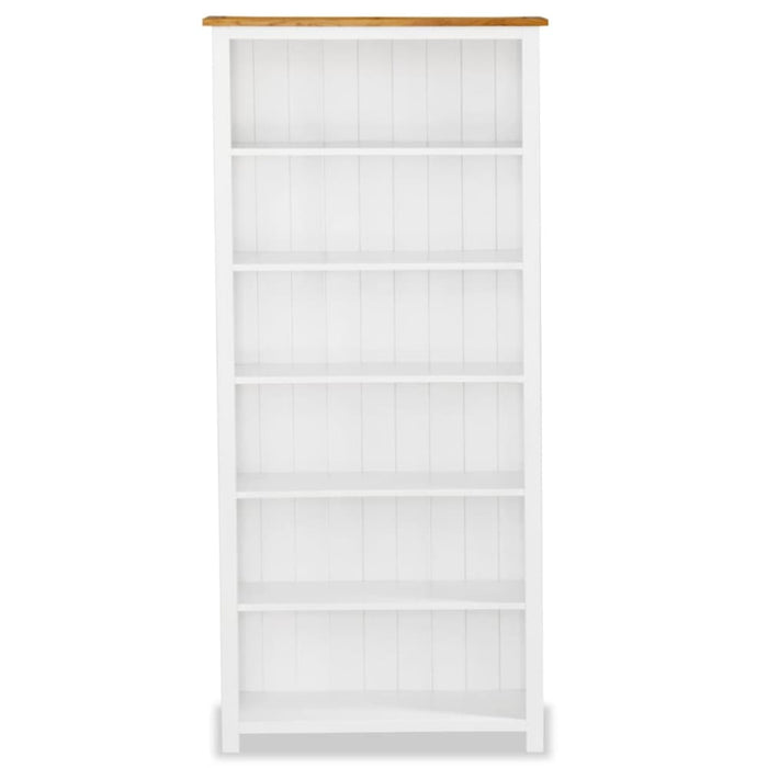 6-tier Bookcase 80x22.5x170 Cm Solid Wood Oak Xnnlok