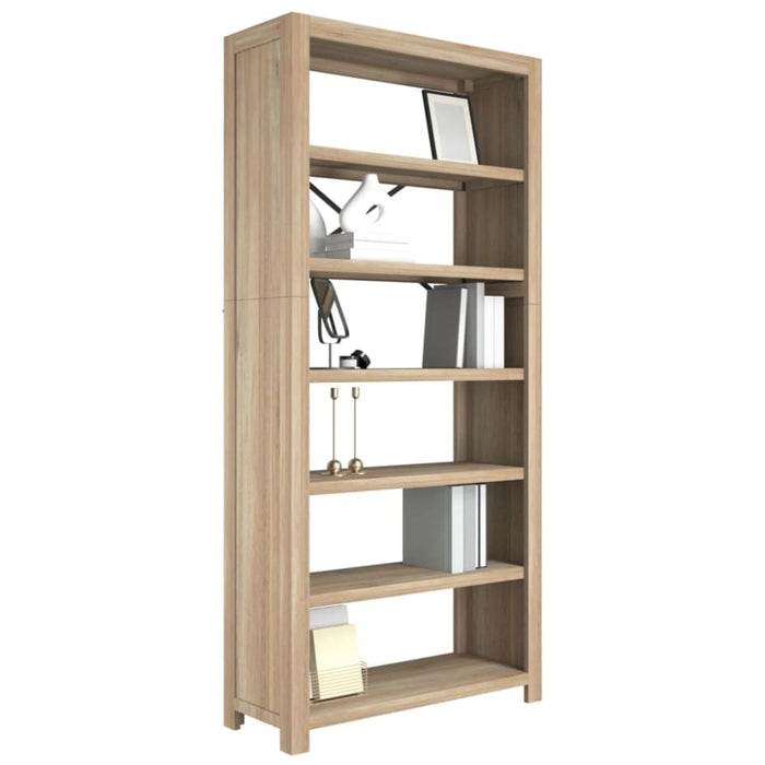 6-tier Bookcase 80x30x170 Cm Solid Wood Acacia Tapbnt