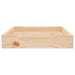 Dog Bed 61.5x49x9 Cm Solid Wood Pine Nxbnpo