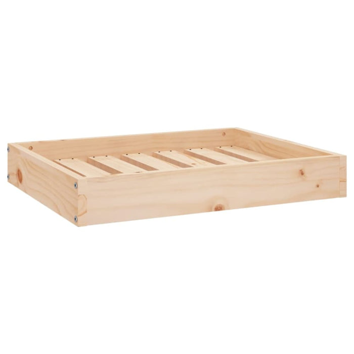 Dog Bed 61.5x49x9 Cm Solid Wood Pine Nxbnpo