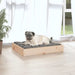 Dog Bed 61.5x49x9 Cm Solid Wood Pine Nxbnpo