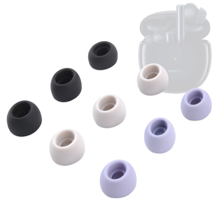 6pcs Anti-slip Silicone Ear Tips For Realme Air Buds 2