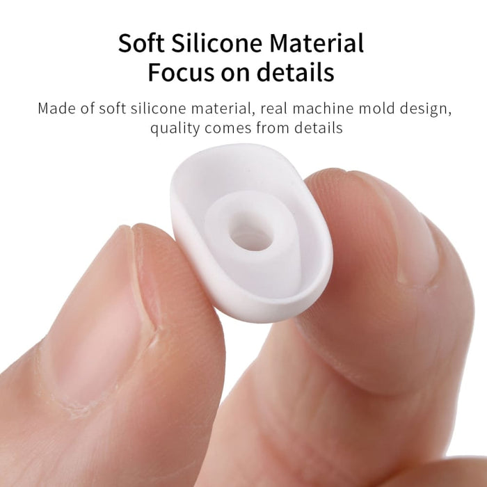 6pcs Noise Reduction Oval Mouth Silicone Ear Tips For Oppo