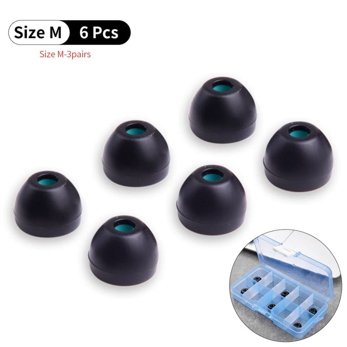 6pcs Silicone Ear Tips For Sony Wf-1000xm4 Wf-1000xm3