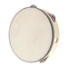 8’ Hand Held Tambourine Drum Bell Birch Metal Jingles