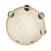 8’ Hand Held Tambourine Drum Bell Birch Metal Jingles