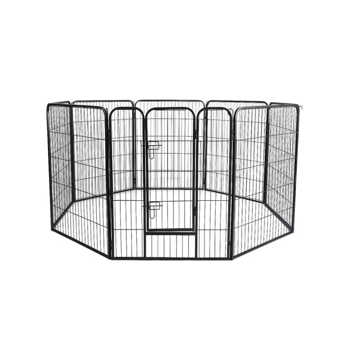 8 Panel Pet Dog Playpen Puppy Exercise Cage Enclosure Fence