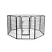 8 Panel Pet Dog Playpen Puppy Exercise Cage Enclosure Fence