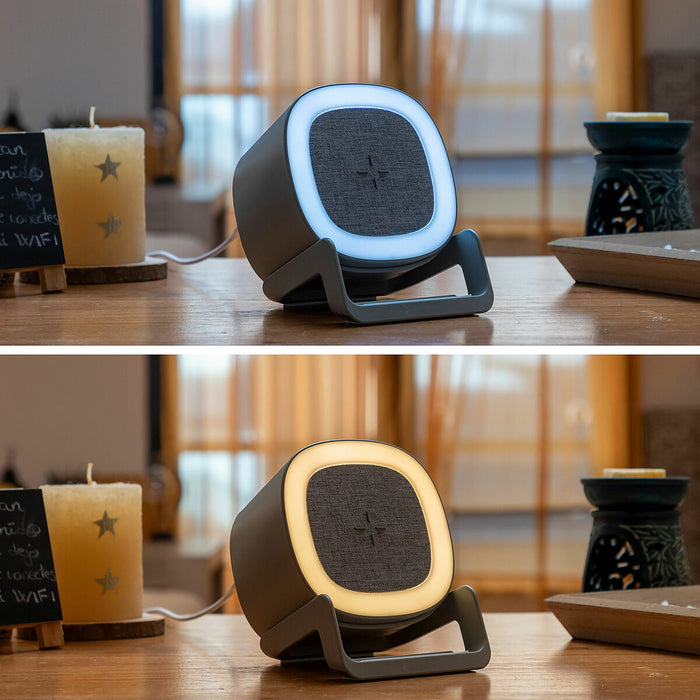 Wireless Speaker-Charger With Led Souwis Innovagoods