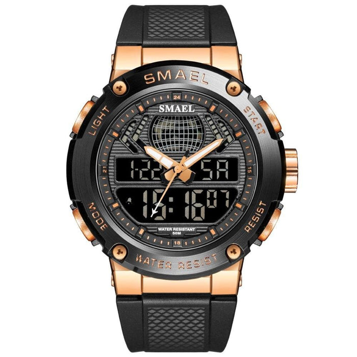 9 Functions Classic Digital Men’s Watch