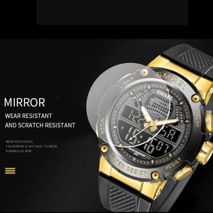 9 Functions Classic Digital Men’s Watch