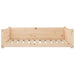 Dog Bed 95.5x65.5x28 Cm Solid Pine Wood Nxoapi